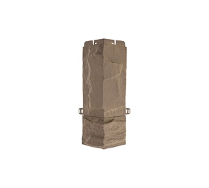 Наружный угол Альта-Профиль гранит (бежевый) ЭКО, 0,47 х 0,16м