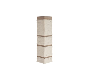 Наружный угол Альта-Профиль камень (белый), 0,47 х 0,11м