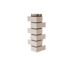 Наружный угол Альта-Профиль кирпич клинкерный (белый), 0,45 х 0,16м