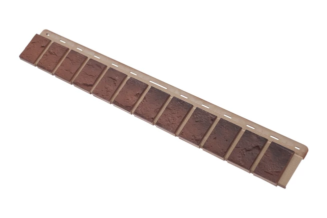 Облицовочная планка Альта-Профиль кирпич (жжёный), 0,92 х 0,125м