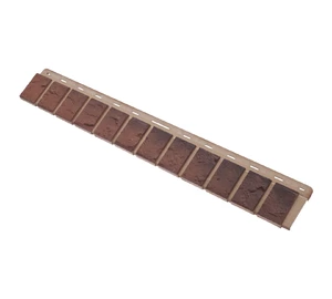 Облицовочная планка Альта-Профиль кирпич (жжёный), 0,92 х 0,125м
