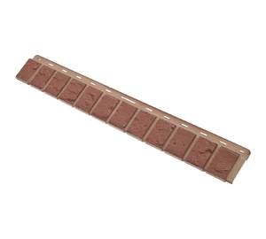 Облицовочная планка Альта-Профиль кирпич (красный), 0,92 х 0,125м