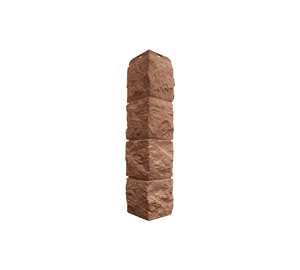 Наружный угол Альта-Профиль ТУФ (терракотовый) ЭКО, 0,58 х 0,15м.